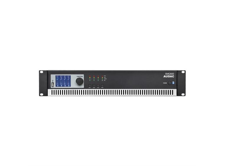 Audac SMQ 500 - 4-channel Digital Power Amplifier 4 x 500 W